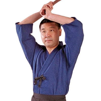 Traditional kendo Keikogi Top - Navy Blue