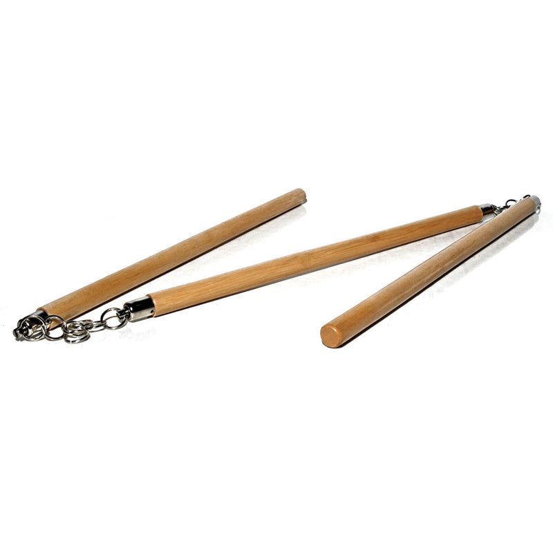 Wooden Weapon - 3-Section Natural Rattan Staff